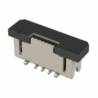6 Position FFC, FPC Connector Contacts, Vertical - 1 Sided 0.020