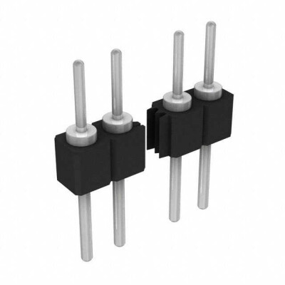 6 Position Header Connector Post Tin - 1