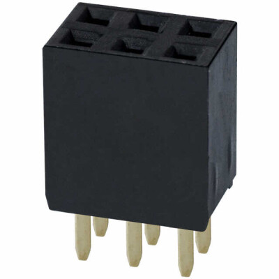 6 Position Header Connector 0.100