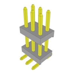 6 Position Header Spacer Connector 0.079