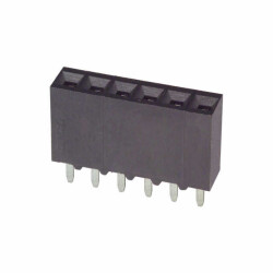 6 Position Receptacle Connector 0.100