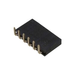 6 Position Receptacle Connector 0.100