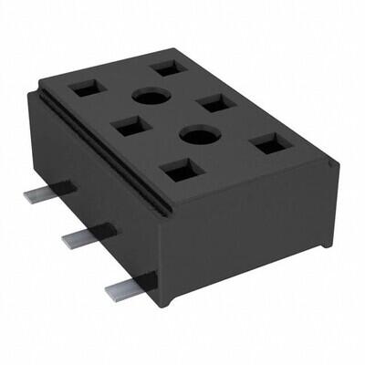 6 Position Receptacle Connector Surface Mount - 1