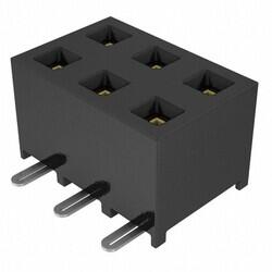 6 Position Receptacle Connector Surface Mount - Samtec Inc. (1)