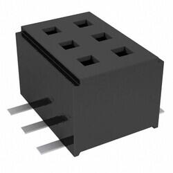 6 Position Receptacle Connector Surface Mount - Samtec Inc. (1)