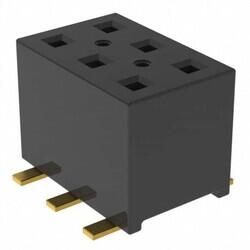 6 Position Receptacle, Pass Through Connector Surface Mount - Samtec Inc.