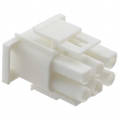 6 Position Rectangular Housing Connector Plug - 1
