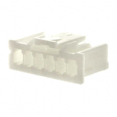 6 Position Rectangular Housing Connector Receptacle Natural 0.098