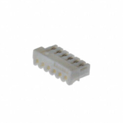 6 Position Rectangular Receptacle Connector IDC Tin 32 AWG - JST Sales America Inc.
