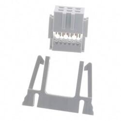 6 Position Rectangular Receptacle Connector IDC Gold 28-30 AWG - Amphenol ICC (FCI)