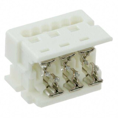 6 Position Rectangular Receptacle Connector IDC Tin 26-28 AWG - 1