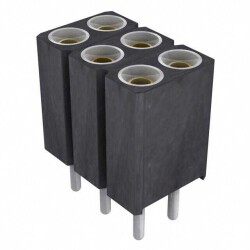 6 Position Socket Connector 0.100