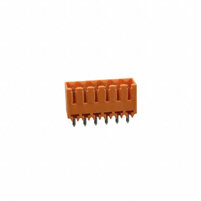 6 Position Terminal Block Header, Male Pins, Shrouded (4 Side) 0.138