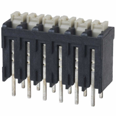 6 Position Wire to Board Terminal Block Vertical with Board 0.138
