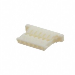 6 Rectangular Connectors - Housings Receptacle White 0.049