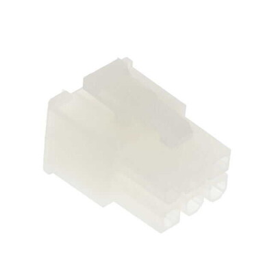 6 Rectangular Connectors - Housings Receptacle Natural 0.165