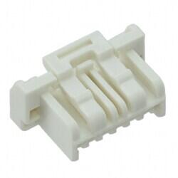 6 Rectangular Connectors - Housings Plug Beige 0.059