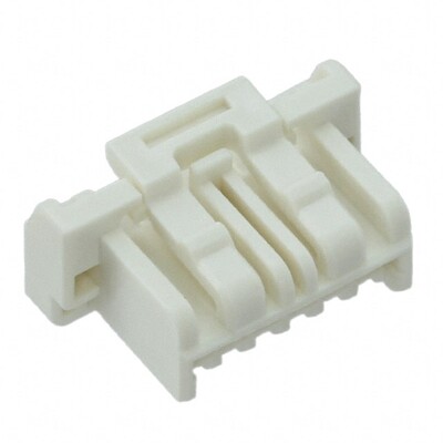 6 Rectangular Connectors - Housings Plug Beige 0.059