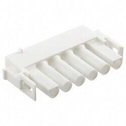 6 Rectangular Connectors - Housings Plug Natural - TE Connectivity AMP Connectors