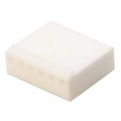 6 Rectangular Connectors - Housings Receptacle White 0.100