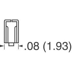 6 Rectangular Connectors - Housings Receptacle White 0.100
