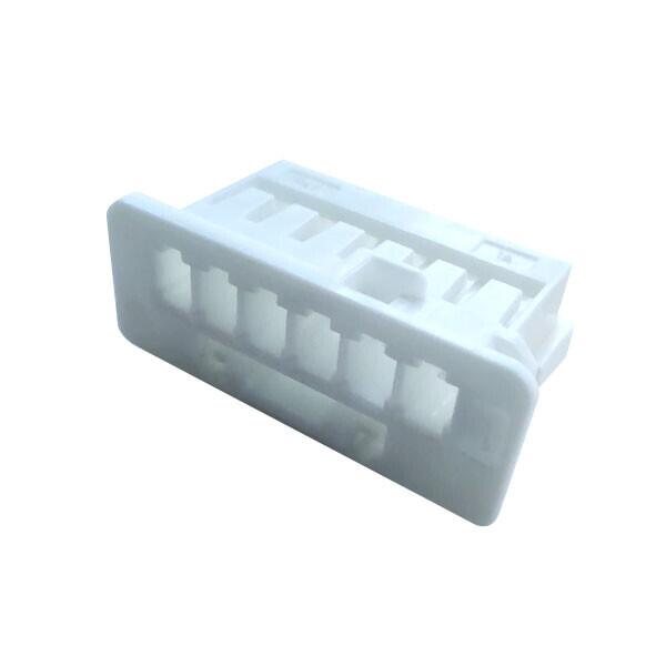 6 Rectangular Connectors - Housings Receptacle White 0.079" (2.00mm)
