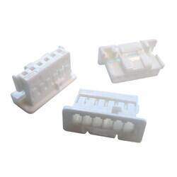 6 Rectangular Connectors - Housings Receptacle White 0.079