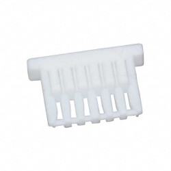 6 Rectangular Connectors - Housings Receptacle Natural 0.039