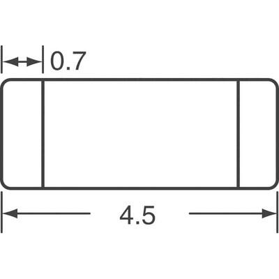 60 Ohms @ 100 MHz 1 Power Line Ferrite Bead 1806 (4516 Metric) 6A 9mOhm - 2