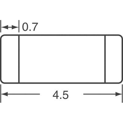 60 Ohms @ 100 MHz 1 Power Line Ferrite Bead 1806 (4516 Metric) 6A 9mOhm - 2