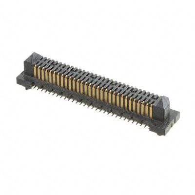60 Position Connector Header, Center Strip Contacts Surface Mount Gold - 1