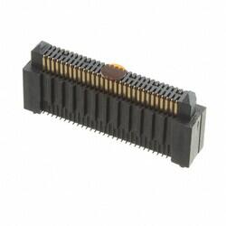 60 Position Connector Header, Center Strip Contacts Surface Mount Gold - Samtec Inc.