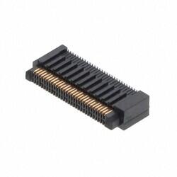 60 Position Connector Header, Center Strip Contacts Surface Mount Gold - Samtec Inc.