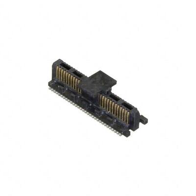 60 Position Connector Header, Center Strip Contacts Surface Mount Gold - 1