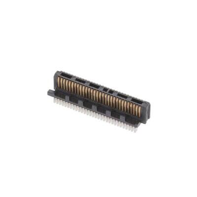 60 Position Connector Header, Center Strip Contacts Surface Mount Gold - 1