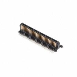 60 Position Connector Header, Center Strip Contacts Surface Mount Gold - 1