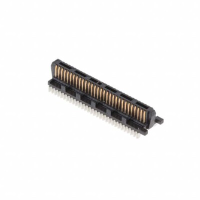 60 Position Connector Header, Center Strip Contacts Surface Mount Gold - 1