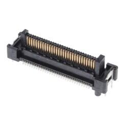 60 Position Connector Header, Outer Shroud Contacts Surface Mount Gold - Samtec Inc.