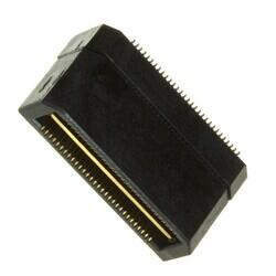 60 Position Connector Header, Outer Shroud Contacts Surface Mount Gold - Samtec Inc. (1)