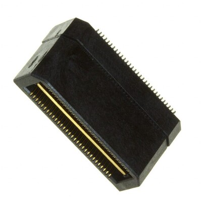 60 Position Connector Header, Outer Shroud Contacts Surface Mount Gold - 2