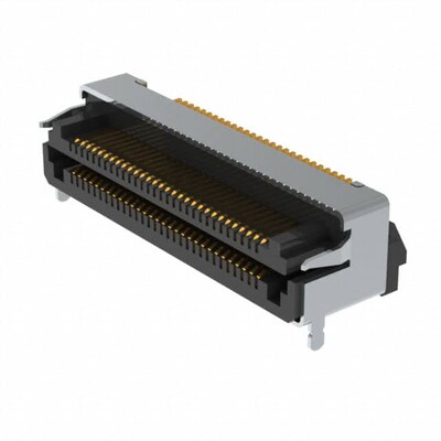 60 Position Connector Self Mating, Non-Gendered Surface Mount, Right Angle Gold - 1