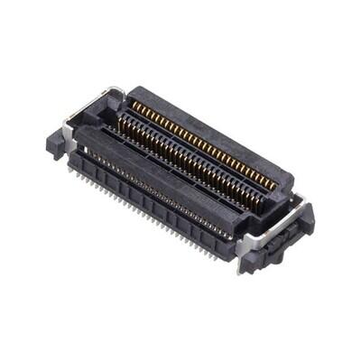 60 Position Connector Socket, Center Strip Contacts Surface Mount Galvanized - 1