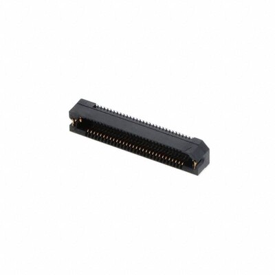 60 Position Connector Socket, Outer Shroud Contacts Surface Mount Gold - 1