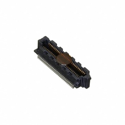 60 Position Connector Socket, Outer Shroud Contacts Surface Mount Gold - 1