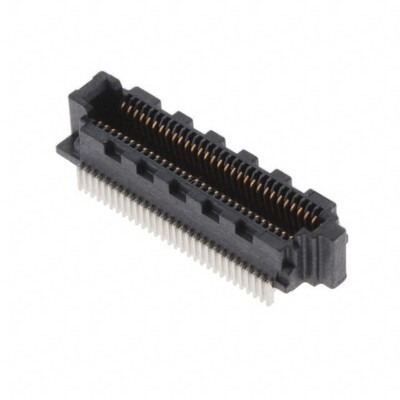 60 Position Connector Socket, Outer Shroud Contacts Surface Mount Gold - 1