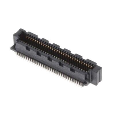 60 Position Connector Socket, Outer Shroud Contacts Surface Mount Gold - 1