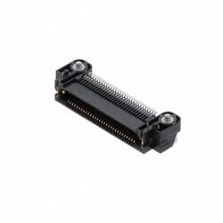 60 Position Connector Socket, Outer Shroud Contacts Surface Mount, Right Angle Gold - Samtec Inc.