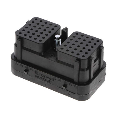 60 Rectangular Connectors - Housings Receptacle Black 0.174