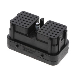 60 Rectangular Connectors - Housings Receptacle Black 0.174