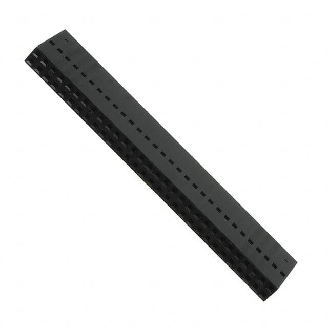 60 Rectangular Connectors - Housings Receptacle Black 0.100" (2.54mm)
